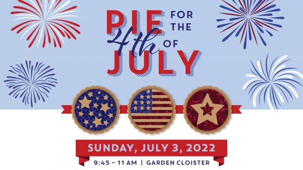 Pie for the 4th of July Reception