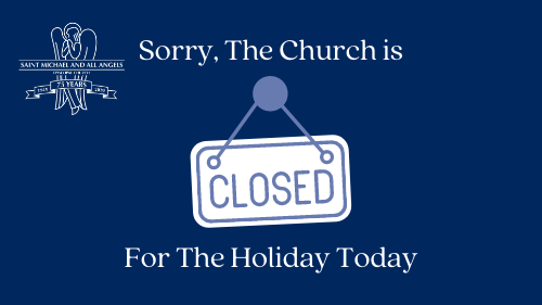 CHURCH CLOSED: Presidents' Day